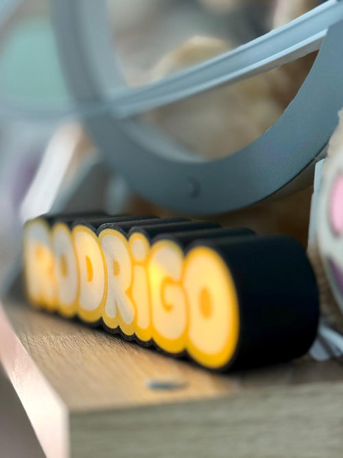 Custom 3D Printed Name Sign | Personalised Desk Nameplate | Gold | Home Decor | Office Gift | Kids Room Sign | Made in Galway Ireland