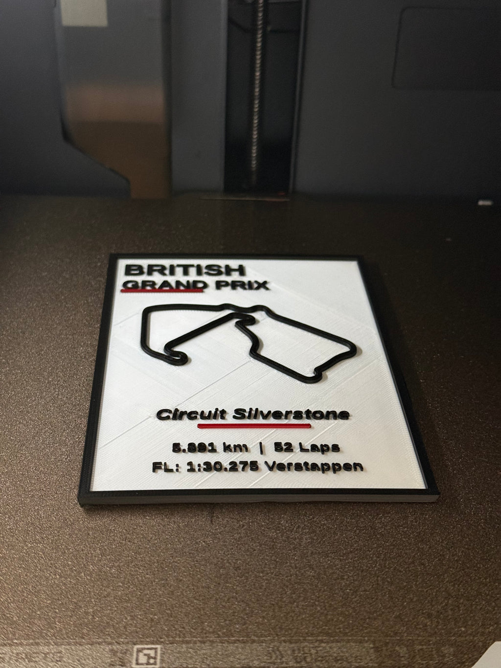 F1 Circuit Wall Art — SILVERSTONE | BRITISH GP