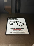 F1 Circuit Wall Art — SILVERSTONE | BRITISH GP